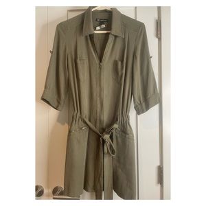 Olive Utility Dress